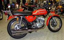 =Kawasaki 500, ausgestellt bei der Technorama Kassel im März 2017