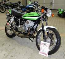 =Kawasaki KH 250, ausgestellt bei der Technorama Kassel im März 2017