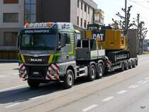 MAN Sattelschlepper unterwegs in Aarwangen am 28.03.2017
