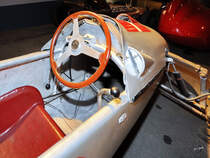 Das Cockpit eines klassischen Rennwagens im Technikmuseum Helsingør (20.11.2010)