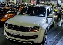 VW Amarok stark modifiziert, gesehen auf der Automobil und Tuning Show, März 2017