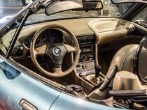 Interieur des BMW Z3 (zweite Generation). Aufnahme: Automobil und Tuning Show März 2017