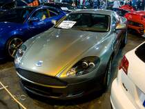 Aston Martin DB9 war für ca 40.000Eur zu verkaufen. Foto: 25.03.2017, Automobil und tuning Show, Budapest.