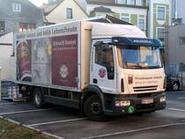 IVECO-140E21; einer kleinen Innviertler Brauerei beim Zustelldienst am Sylvestertag in Ried i.I.;081231