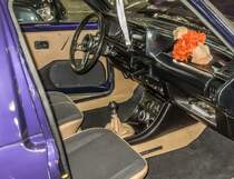 VW Caddy I Interieur. Aufnahme: Automobil und Tuning Show, März 2017, Budapest.