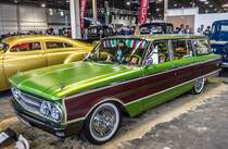 Gast aus Österreich: Mercury Comet Station Wagon schön gepimpt und restauriert. Foto: 25.03.2017, Automobil und tuning Show, Budapest.