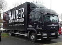 =MAN von  MAURER - Veranstaltungstechnik , fotografiert bei der Technorama Kassel im März 2017