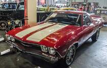 Chevrolet El Camino (1968-1972) war auf der Automobil und Tuning Show für 39.000EUR zu verkaufen. (März 2017)
