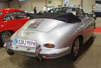 =Porsche 356 Cabrio, fotografiert bei der Technorama Kassel im März 2017