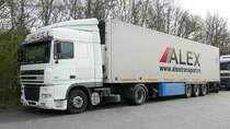 =DAF XF - Sattelzug von  alextransport  rastet im April 2017 auf dem Rasthof Fulda Nord