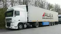 =DAF XF - Sattelzug von  alextransport  rastet im April 2017 auf dem Rasthof Fulda Nord