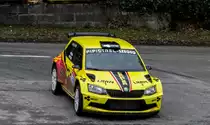 Skoda Fabia III R5 Rallye fotografiert auf der Rallye Sprint am 19.03.2017.