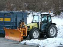 BSU Solothurn - Traktor H�rliman XA-657 im Garagenareal der BSU in Zuchwil .. Foto vom 30.11.2008