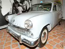 
Ein Moskwitsch 407 im Technikmuseum Vadim Zadorozhny (Moskau, Mai 2016)