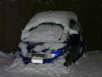 Winterimpressionen Smart im Schnee .. Foto vom 31.12.2008
