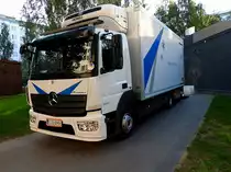 ATEGO-1224, liefert Tiefkühlprodukte in der finnischen Stadt OULU; 160726