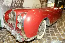 Ein Delahaye 175 Cabriolet im Technikmuseum Vadim Zadorozhny (Moskau, Mai 2016)