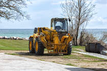 JCB 537-135 LOADALL an der Sassnitzer Promenade. - 26.04.2017