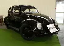 =VW Brezelkäfer, fotografiert bei der Technorama Kassel im März 2017