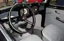 =VW Brezelkäfer Cockpit, fotografiert bei der Technorama Kassel im März 2017