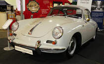 =Porsche 356 C Coupe sucht einen neuen Besitzer, fotografiert bei der Technorama Kassel im März 2017