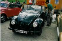 VW-K�fer WOB-VW 38 am K�fer-Treffen in Ch�teau-d'Oex 1995 (das Cabriolet von Hitler!)