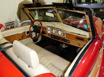 =Exalibur Cabrio Cockpit, fotografiert bei der Technorama Kassel im März 2017