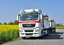 MAN TGX 26.440 Hängerzug in Köln-Wahn - 09.04.2017