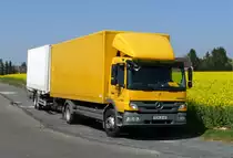 MB Atego 1224 Tandemzug in Köln-Wahn - 09.04.2017