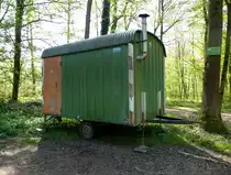 einachsiger Bauwagen, April 2017