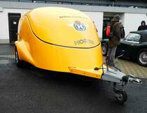 =Anhänger mit Horex-Werbung, fotografiert bei der Technorama Kassel im März 2017