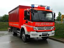 Feuerwehr Bad Vilbel Mercedes Benz Ategeo GW am 07.05.17 beim Tag der Offenen Tür am neuen Gerätehaus im Stadtteil Heilsberg