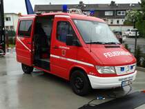 Feuerwehr Bad Vilbel Mercedes Benz Sprinter ELW 1 am 07.05.17 beim Tag der Offenen Tür am neuen Gerätehaus im Stadtteil Heilsberg