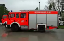 Feuerwehr Bad Vilbel Mercedes Benz LF 16/12 am 07.05.17 beim Tag der Offenen Tür am neuen Gerätehaus im Stadtteil Heilsberg