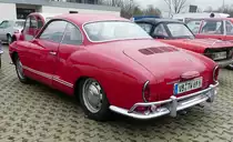 =Karmann Ghia, gesehen bei der Technorama Kassel im März 2017