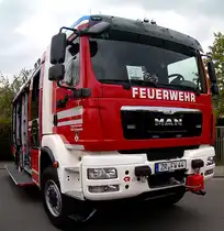Hilfeleistungslöschgruppenfahrzeug HLF 20 der Freiwillige Feuerwehr Zeulenroda. Foto 01.05.17