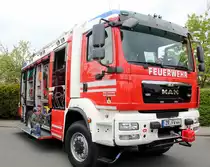 Hilfeleistungslöschgruppenfahrzeug HLF 20 der Freiwillige Feuerwehr Zeulenroda. Foto 01.05.17