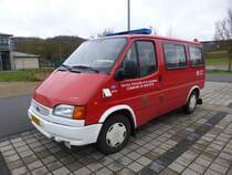 Ford Transit MTW des Service d'incendie et de sauvetage Beaufort aufgenommen am 19.03.2017