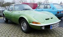 =Opel GT, gesehen bei der Technorama Kassel im März 2017