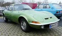 =Opel GT, gesehen bei der Technorama Kassel im März 2017
