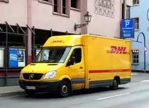 =MB Sprinter von DHL unterwegs in Hünfeld im Mai 2017