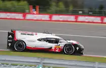 Nr.2 Porsche 919 Hybrid LMP1, Timo Bernhard, Earl Bamber, Brendon Hartley. Mitzieher beim FIA WEC 6h Langstrecken- WM am 6.Mai 2017 in Spa Francorchamps