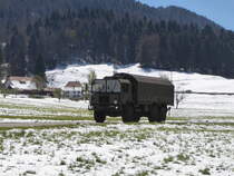 Schweizer Militär - Saurer unterwegs am Scheltenpass am 29.04.2017