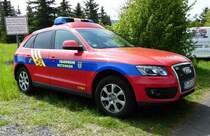 =Audi Q5 der Feuerwehr METZINGEN steht auf dem Parkgelände der RettMobil Fulda, Mai 2017