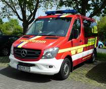 =MB Sprinter der Feuerwehr von BÜDINGEN steht auf dem Parkgelände der RettMobil Fulda, Mai 2017