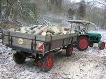 Kramer KW 200 bei der Holzernte