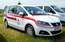 =Seat Alhambra des ÖRK BURGENLAND steht auf dem Parkgelände der RettMobil Fulda, Mai 2017