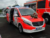 Feuerwehr Fulda Mercedes Benz Vito am 12.05.17 auf der RettMobil in Fulda