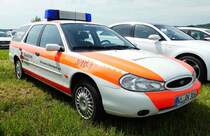 =Ford Mondeo der DRK Ortsvereinigung OTTERBACH, gesehen auf dem Parkplatz der RettMobil Fulda, Mai 2017