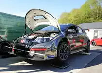 Nr.11 der TCR International Series, Team Reno Racing Jens Reno Møller (DEN)  im Honda Civic Type-R TCRR , am 6.Mai 2017 in Spa Francorchamps. Rahmenprogram im FIA WEC 6h of Spa 2017